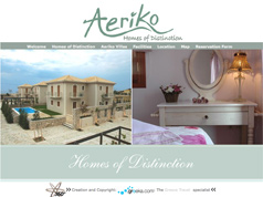 Aeriko Villas Website